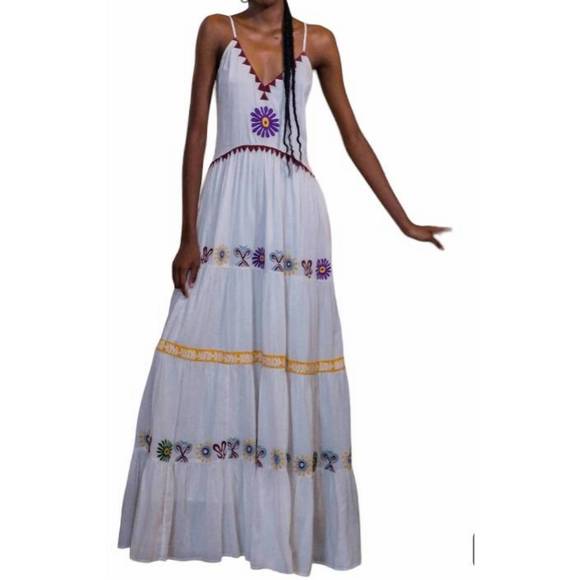 NEW CAROLINA K marieta maxi dress in gardenia